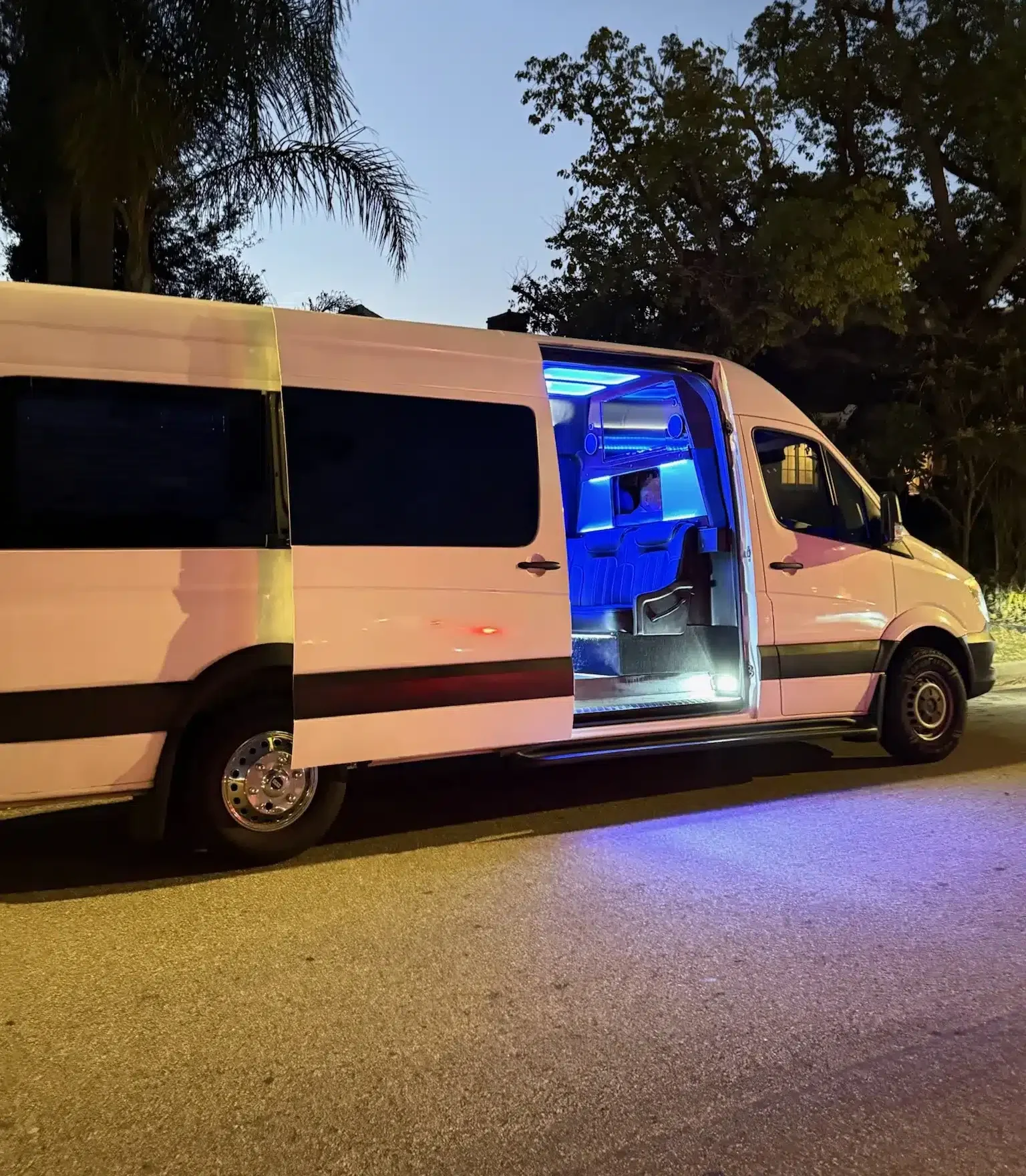 Mercedes Party Bus - Bonnie Exterior